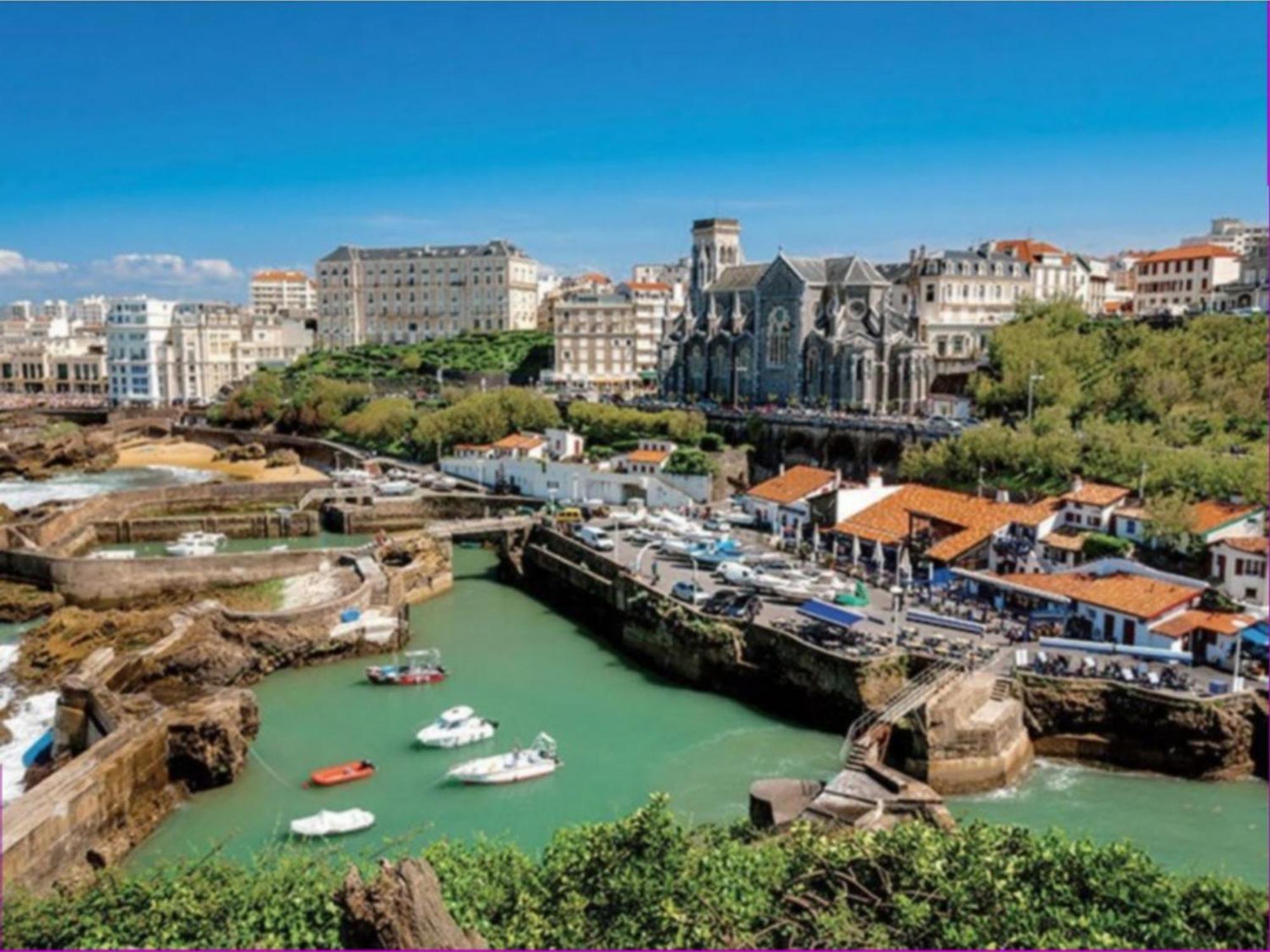 Studio Front De Mer Avec Piscine Et Balcon A Biarritz - Fr-1-3-412 Buitenkant foto